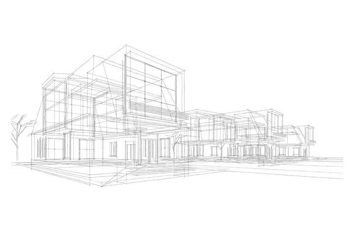 Construction Management Sketch – BIM Architecture Design