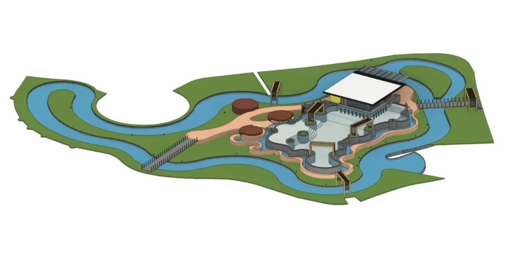 Olympic Lagoon Resort Site Plan – BIM Architecture Design