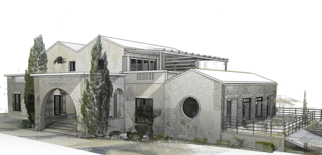 Point Cloud To BIM Heritage Villa – BIM Architecture Design