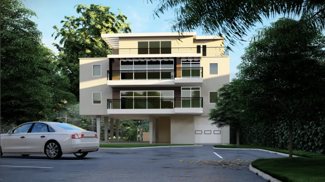 Seven Park Commercial BIM Render – BIM Architecture Design