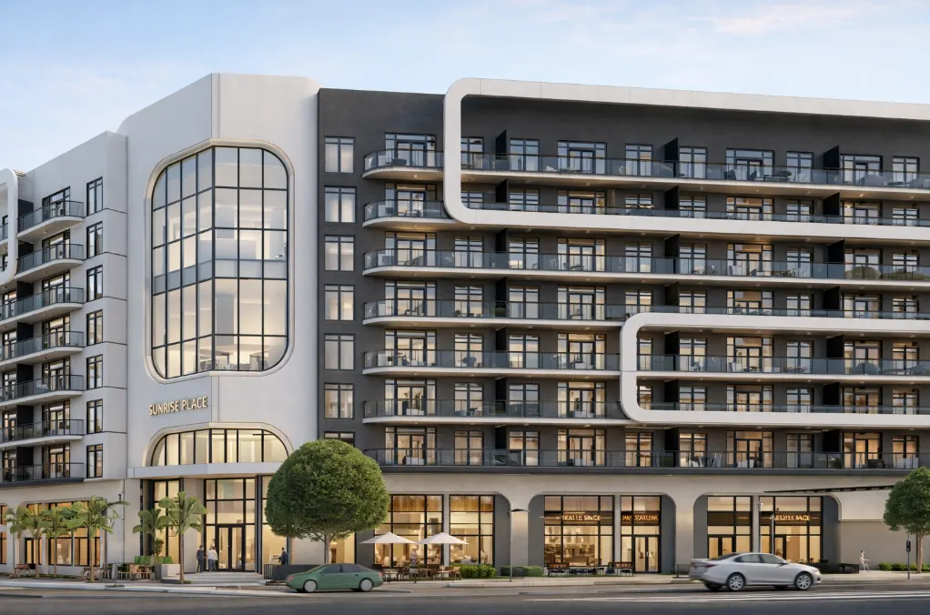 Urban Mixed Use Development Facade – BIM Architecture Design