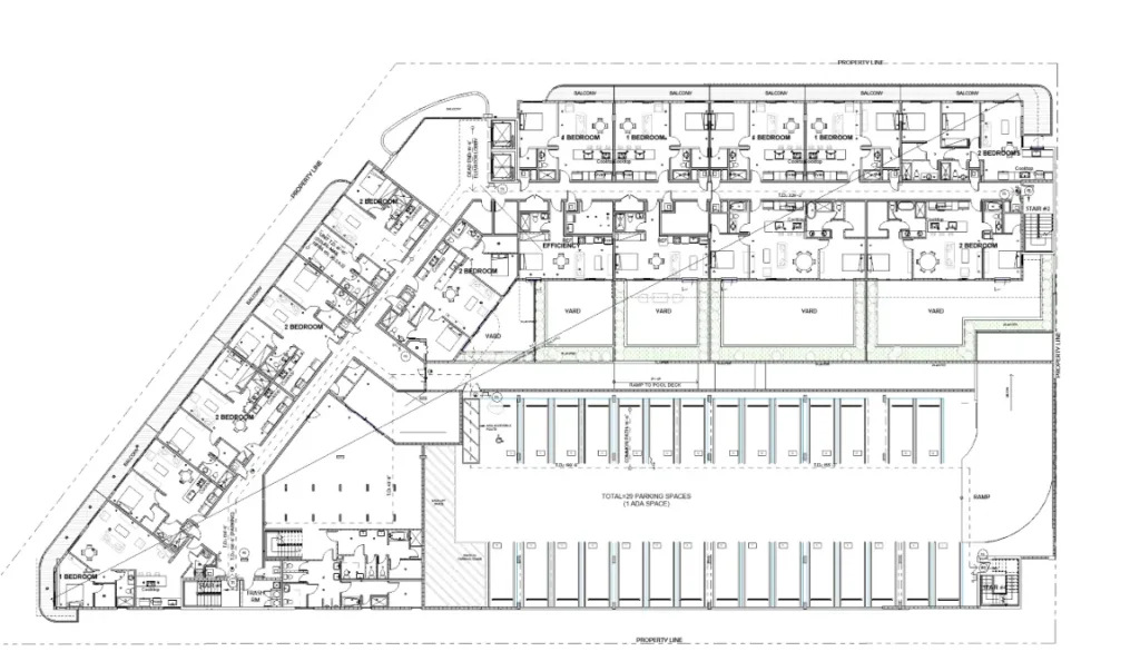 Urban Mixed Use Development Floor Plan – BIM Architecture Design